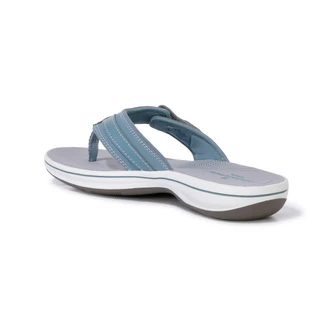 Thumbnail 3: Clarks Women's Cloudstepper Breeze Sea Thong Sandals 