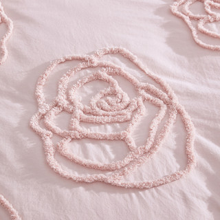 Thumbnail 8: Betsey Johnson Betsey Johnson Rambling Rose 100% Cotton-3PC-Duvet Cover Set 