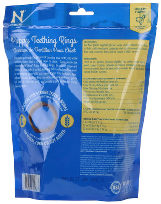 Thumbnail 2: N BONE 6 Pk Chicken Flavor Puppy Teething Rings 