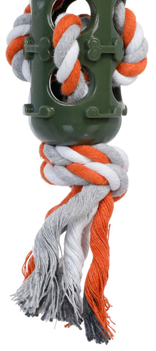 Thumbnail 2: America's VetDogs 15 in Rubber & Rope Dog Toy  