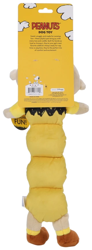 Thumbnail 2: Peanuts 18 in Charlie Brown Multi Squeaker Dog Toy 