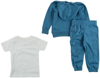 Thumbnail 2: Aeropostale Kids  Toddler Boy's 3 Pc Logo Hoodie Tee Jogger Set 