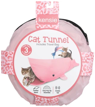 Thumbnail 1: Kensie Whale Cat Tunnel with Travel Bag 