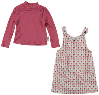 Thumbnail 2: Hunter Toddler Girl's 2 Pc Long Sleeve Jumper Print Dress  