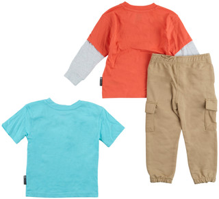 Thumbnail 2: Quicksilver Toddler Boy's 2 Pc Logo Top Pant Set  