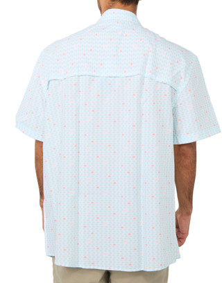 Thumbnail 2: Guy Harvey Men's Short Sleeve Print Button Down Shirt 