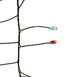 Thumbnail 2: Kurt Adler 240L Red & Green LED Micro Fairy Light Cluster Garland 