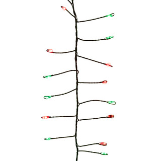 Thumbnail 4: Kurt Adler 240L Red & Green LED Micro Fairy Light Cluster Garland 