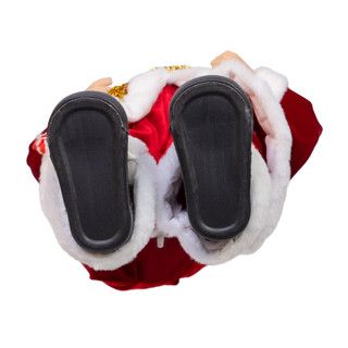 Thumbnail 2: Kurt Adler Kurt Adler 12 in. Standing Christmas Santa With Sack & Belt 