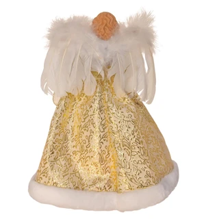 Thumbnail 2: Kurt Adler Kurt Adler 10" 10L Gold Angel Tree Topper 