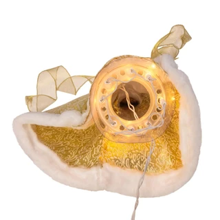 Thumbnail 5: Kurt Adler Kurt Adler 10" 10L Gold Angel Tree Topper 