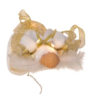 Thumbnail 6: Kurt Adler Kurt Adler 10" 10L Gold Angel Tree Topper 