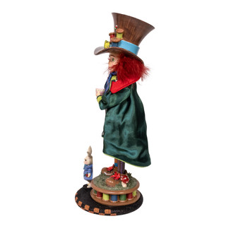 Thumbnail 4: Kurt Adler Hollywood Nutcrackers 18 in. Mr. Hatter Nutcracker 