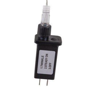 Thumbnail 2: Kurt Adler 9 Ft. 300L Warm White Twinkle Green Wire Cluster Garland 