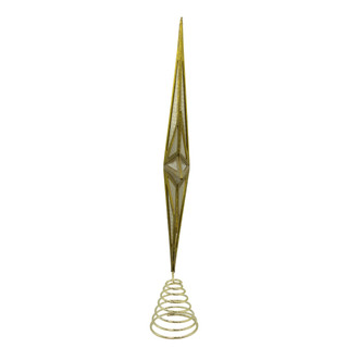 Thumbnail 2: Kurt Adler Kurt Adler Modern Gold Star Tree Topper 
