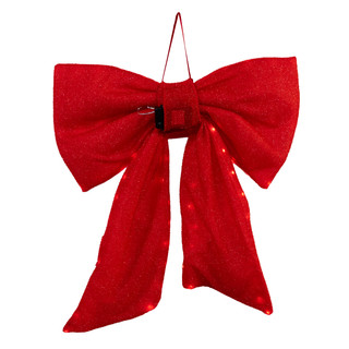 Thumbnail 5: Kurt Adler Kurt Adler Battery Operated Multifunction LED Red Bow 