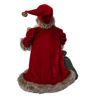 Thumbnail 2: Kurt Adler Kurt Adler 17 in. Jacqueline Kent Santa With Bag & Gifts 