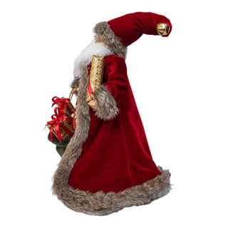 Thumbnail 3: Kurt Adler Kurt Adler 17 in. Jacqueline Kent Santa With Bag & Gifts 