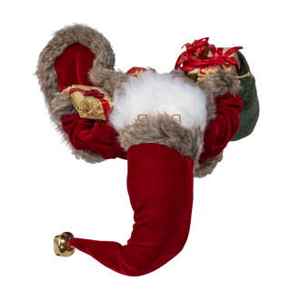 Thumbnail 5: Kurt Adler Kurt Adler 17 in. Jacqueline Kent Santa With Bag & Gifts 