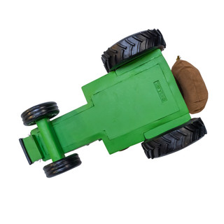 Thumbnail 3: John Deere Kurt Adler 13.7 in. John Deere Santa On Tractor Table Piece 