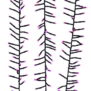 Thumbnail 7: Kurt Adler Kurt Adler 16 Ft. Dual Color LED Cluster Garland Light Set 