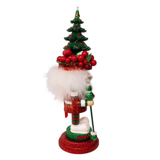 Thumbnail 3: Kurt Adler Hollywood Nutcrackers With Berry & Pine Tree Nutcracker 