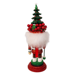 Thumbnail 4: Kurt Adler Hollywood Nutcrackers With Berry & Pine Tree Nutcracker 