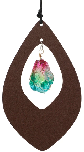 Thumbnail 2: SUNSET VISTA DESIGNS 38 In Glass Air Balloon Wind Chime 