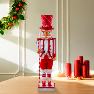 Thumbnail 1: Kurt Adler Kurt Adler 15 in. Peppermint Nutcracker 