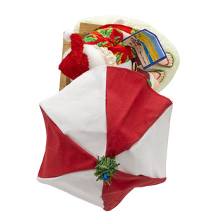 Thumbnail 6: Kurt Adler Kurt Adler 13.5 in. Fabriché Beach Santa With Umbrella 