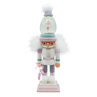 Thumbnail 1: Kurt Adler Hollywood Nutcrackers Ballet With Water Globe Hat Nutcracker 