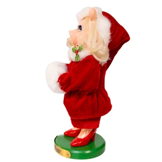 Thumbnail 3: The Muppets Kurt Adler 10 in. Disney Miss Piggy Nutcracker 