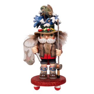 Thumbnail 1: Kurt Adler Kurt Adler 12 in. Hollywood Nutcrackers Fisherman Nutcracker 