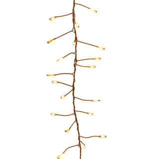 Thumbnail 4: Kurt Adler 240L Classic White Micro LED Copper Wire Cluster Garland 