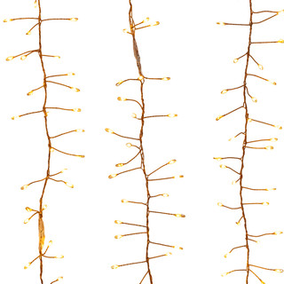 Thumbnail 1: Kurt Adler 240L Classic White Micro LED Copper Wire Cluster Garland 