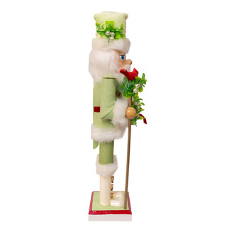 Thumbnail 2: Kurt Adler Kurt Adler 15 in. Mistletoe Kisses Santa Nutcracker 