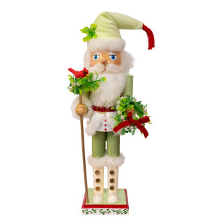 Thumbnail 1: Kurt Adler Kurt Adler 15 in. Mistletoe Kisses Santa Nutcracker 
