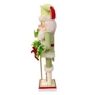 Thumbnail 5: Kurt Adler Kurt Adler 15 in. Mistletoe Kisses Santa Nutcracker 