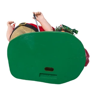 Thumbnail 2: Kurt Adler Kurt Adler 10.5 in. Fabriché Golf Santa 