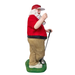 Thumbnail 3: Kurt Adler Kurt Adler 10.5 in. Fabriché Golf Santa 