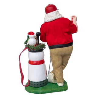 Thumbnail 4: Kurt Adler Kurt Adler 10.5 in. Fabriché Golf Santa 