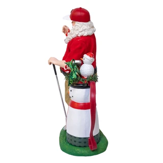 Thumbnail 5: Kurt Adler Kurt Adler 10.5 in. Fabriché Golf Santa 