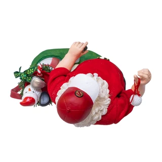 Thumbnail 6: Kurt Adler Kurt Adler 10.5 in. Fabriché Golf Santa 
