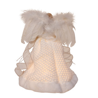 Thumbnail 6: Kurt Adler Kurt Adler 10" 10L White Angel Tree Topper 