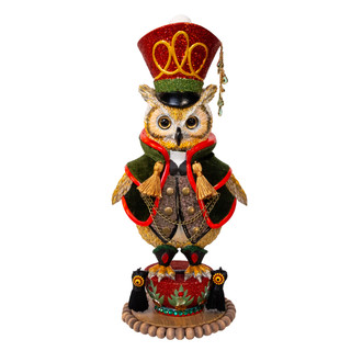 Thumbnail 1: Kurt Adler .Hollywood Nutcrackers 12 in. Owl Soldier Nutcracker 