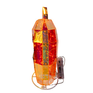 Thumbnail 2: Kurt Adler Kurt Adler Magical Iridescence Holographic Jack-O-Lantern 