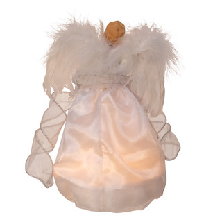 Thumbnail 5: Kurt Adler Kurt Adler 10" 10L Silver Angel Tree Topper 