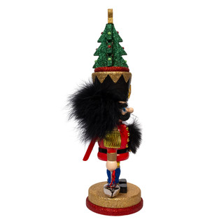 Thumbnail 3: Kurt Adler  Hollywood Nutcrackers Traditional Nutcracker With Tree Hat 