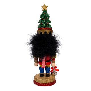 Thumbnail 5: Kurt Adler  Hollywood Nutcrackers Traditional Nutcracker With Tree Hat 