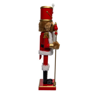 Thumbnail 2: Kurt Adler Kurt Adler 15 in. Teddy Bear Soldier Nutcracker 